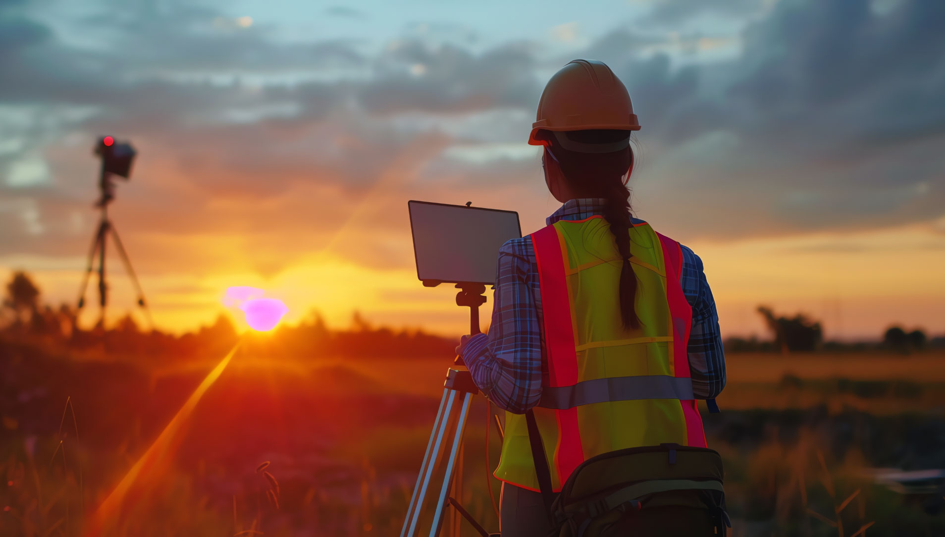 GNSS base station set up for control survey