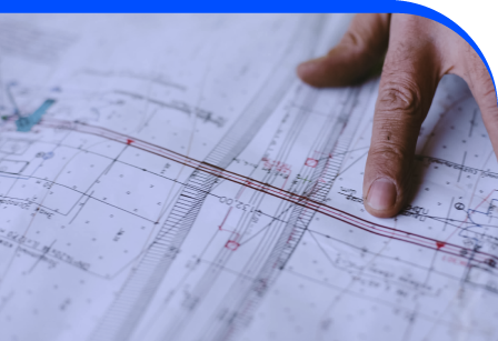 CAD topographic survey with utilities and contours