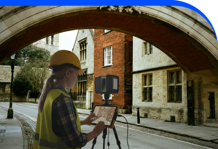 Surveying historic façade for planning context survey