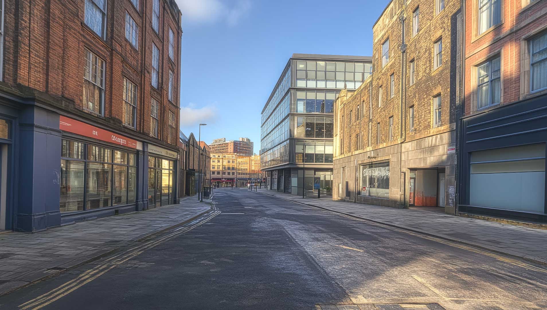 Verified photomontage showing proposed development in planning context