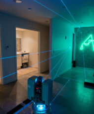 Residential measured building survey with laser scanning